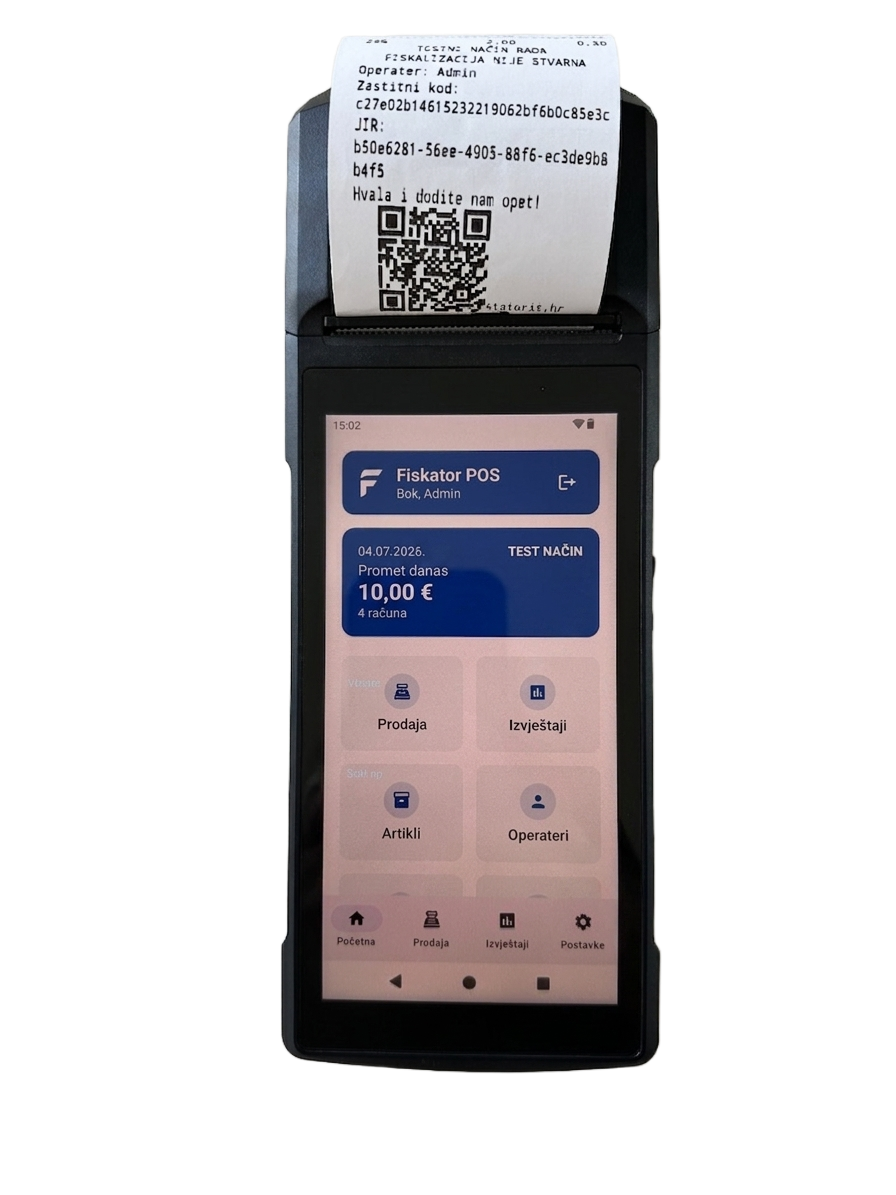 Fiskator POS handheld terminal